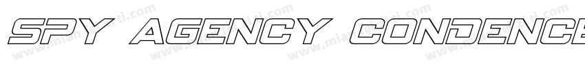 Spy Agency Condenced Italic字体转换